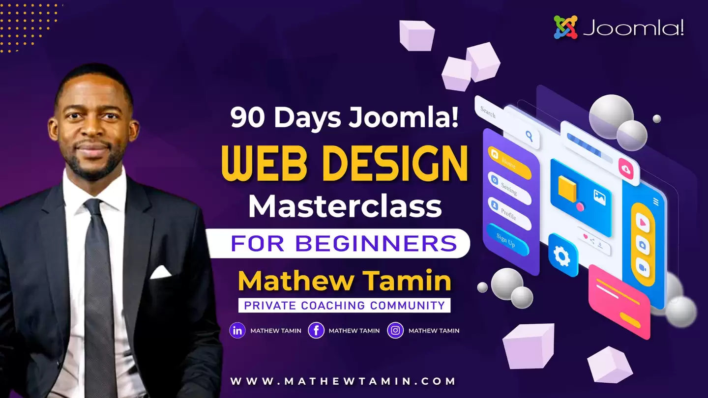 90 Day Joomla Masterclass - Upfront