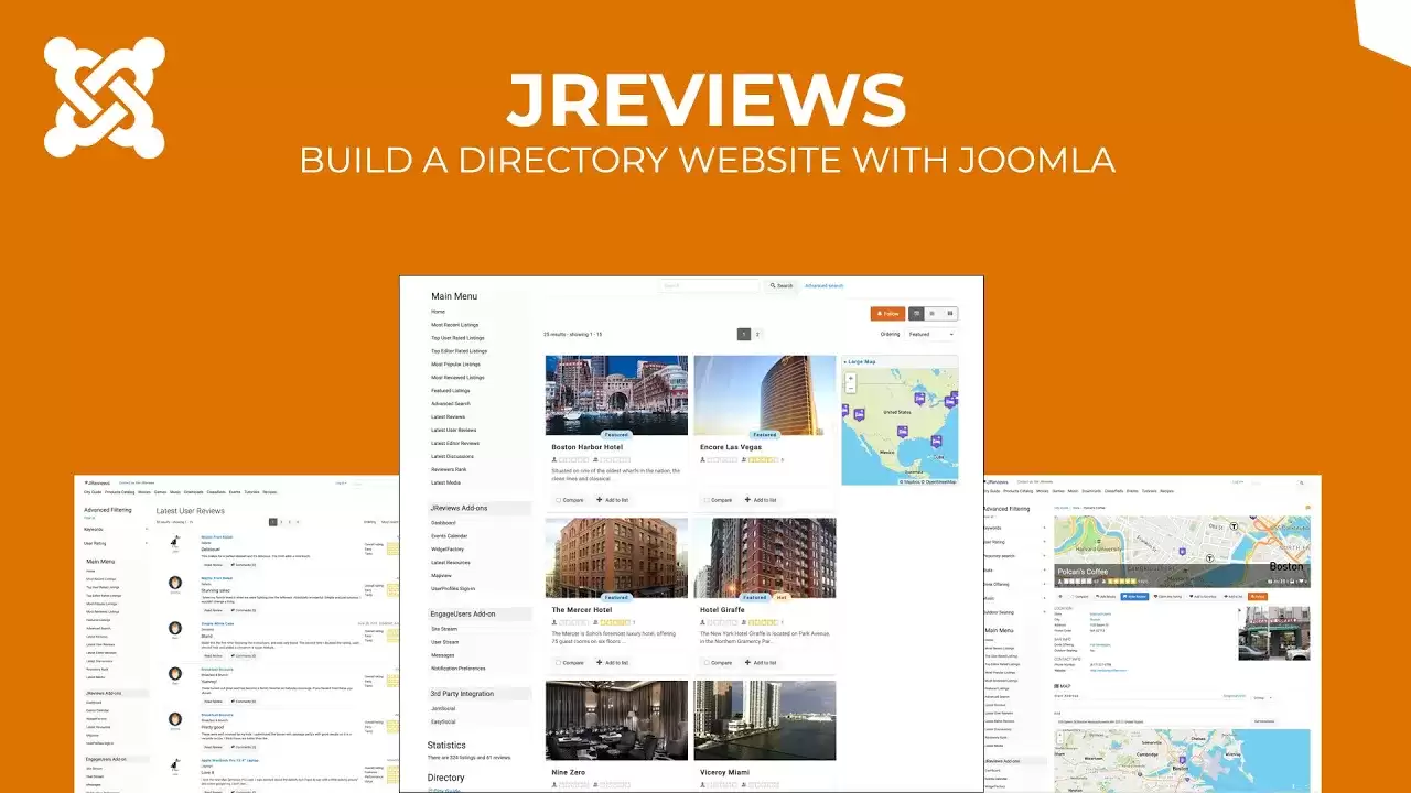 Create a Directory and Review Platform Using Joomla jReviews - Monetize with Ads and Leverage Map Integration