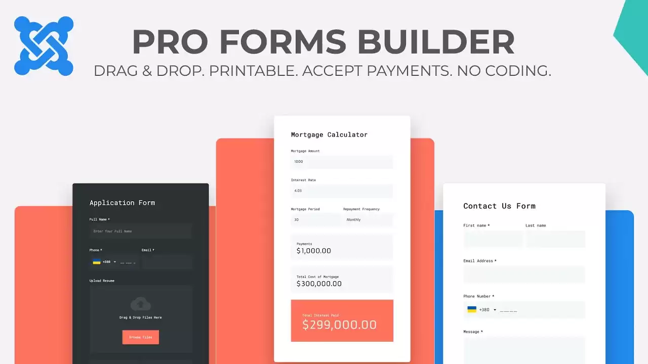Effortlessly Create Professional Employment Forms with Joomla - Drag and Drop Builder - Review + Demo!