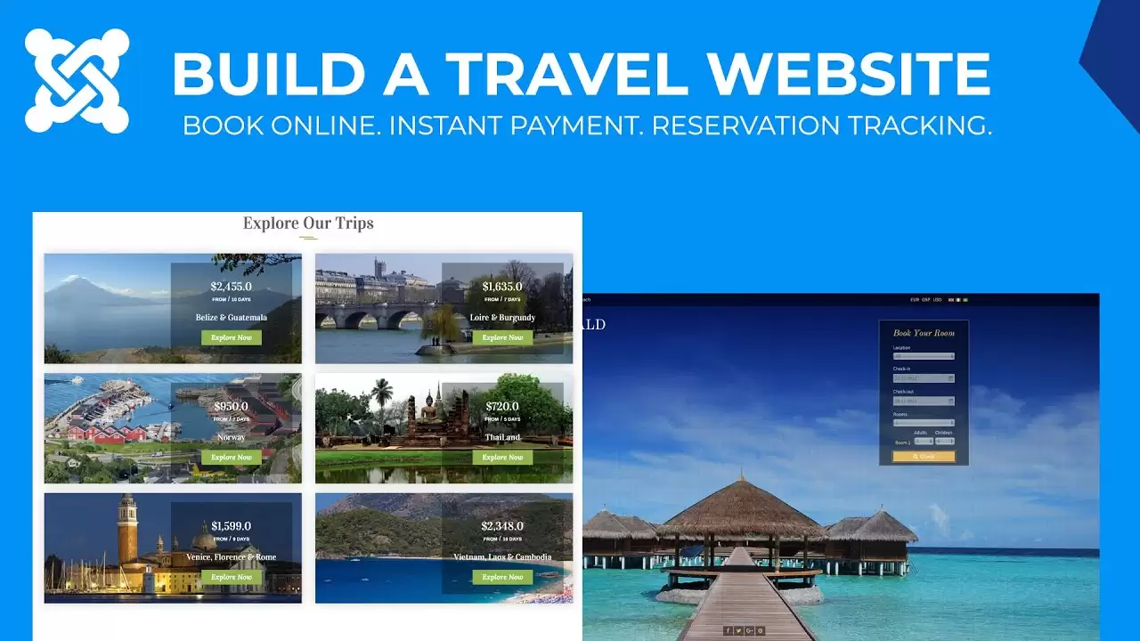 Create Your Own Airbnb-Like Travel Website with Joomla - Seamless Online Booking & Reservations - Review + Demo!