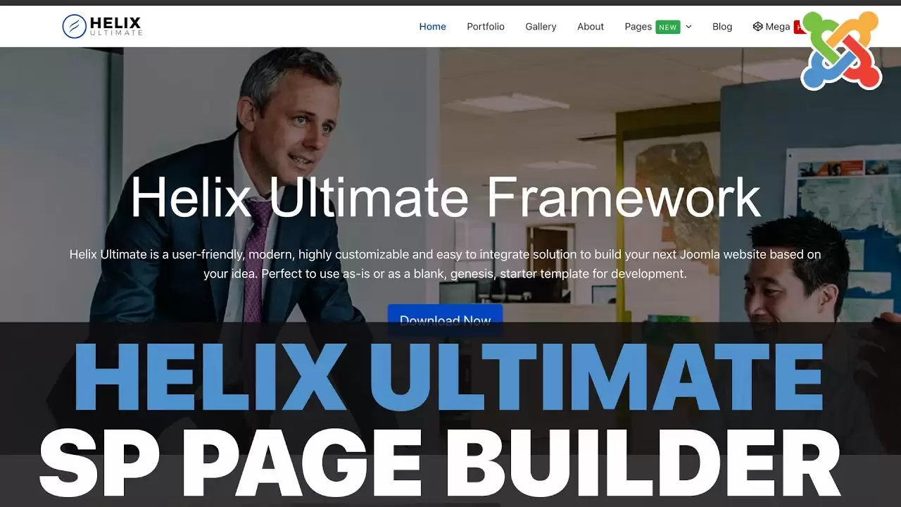 Helix Ultimate Framework - SP Page Builder Integration