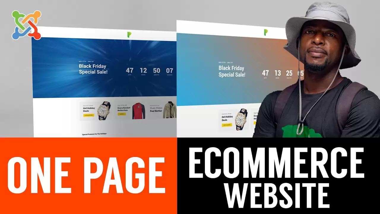 Create a One Page Ecommerce Website in Just 40 Minutes with Joomla and Gridbox Page Builder!