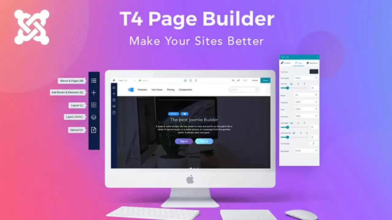 T4 Joomla Page Builder: Effortless Visual Design - Ready Made Templates - No Coding Needed!