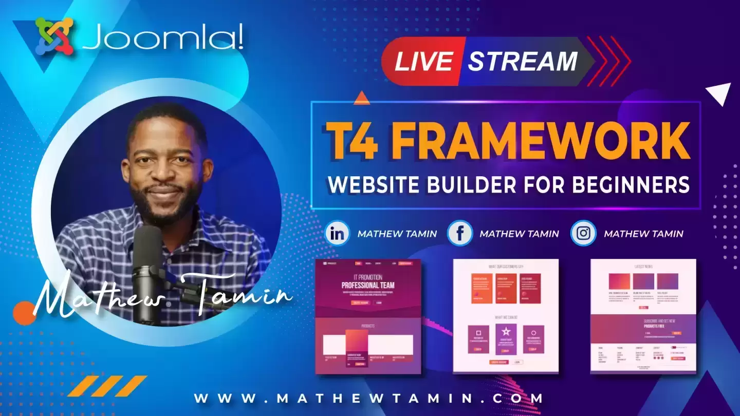 Transform Your Website's Look: T4 Template Framework for Joomla - Changing Theme Colors Made Easy